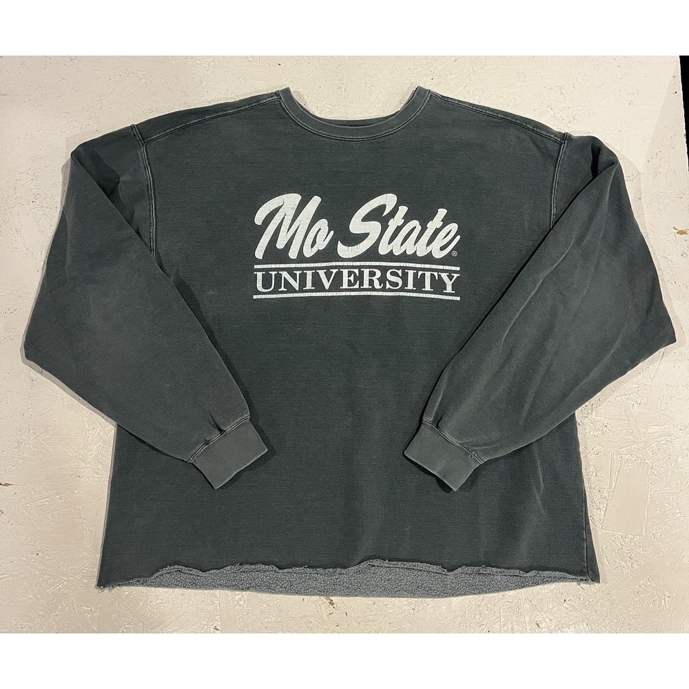 Missouri MO State Bears Crewneck Sweatshirt Womens 2XL Green Pullover Football